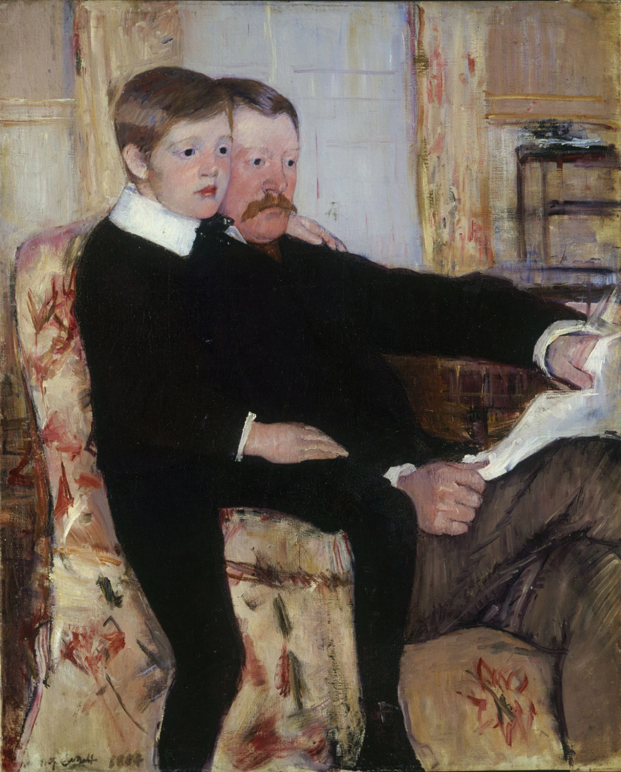 Mary Cassatt - 178, Ritratto di Alexander J. Cassatt e suo figlio Robert Kelso Cassatt, Philadelphia Museum of Art